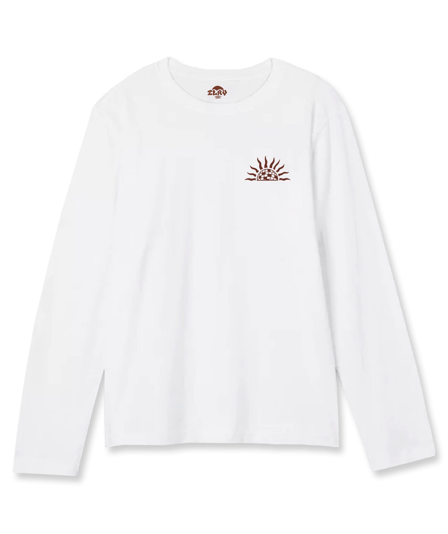 Ilay Long Sleeve White Tee
